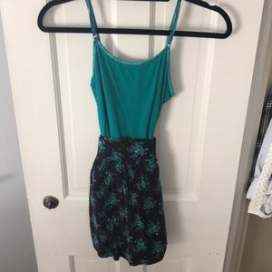 Floral Skirt & Tank Top Outfit Set